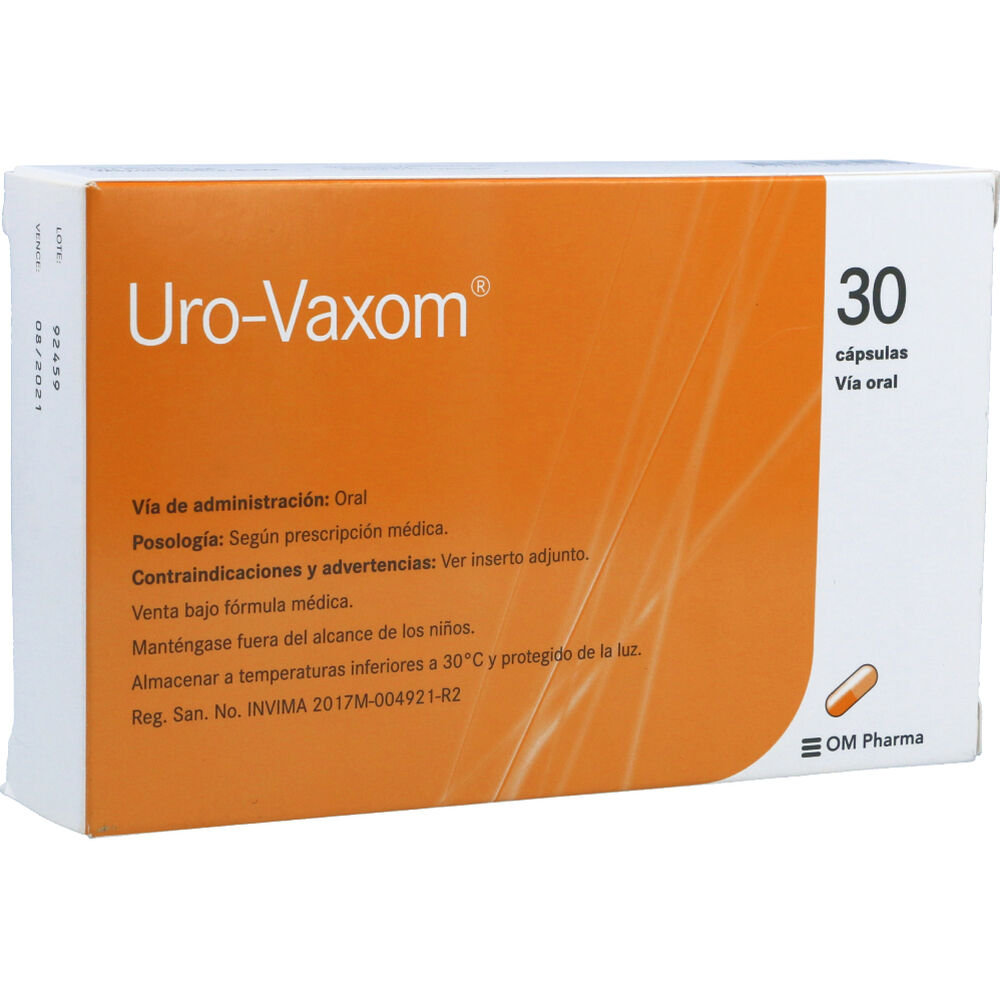 URO-VAXOM LISADOS BACTERIANOS CAP X 30 OM PHARMA